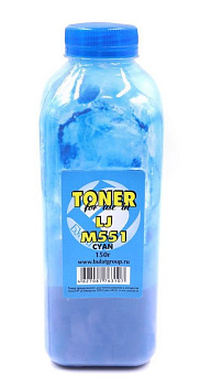 Фото Тонер для HP CLJ M551/ CP3525 (бут.150г) БУЛАТ - Голубой (Cyan)