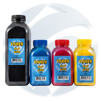 Фото Тонер для Samsung CLP-680 (бут 100г) БУЛАТ - Желтый (Yellow)