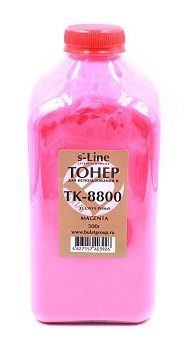 Фото Тонер Kyocera ECOSYS P8060/TASKalfa 5052ci/4052ci банка 300г (тонер+девелопер) TK-8800/8515/8525 Magenta БУЛАТ s-Line