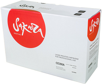 Фото Картридж SAKURA CE390A для HP LJ M4555MFP/ M601/ M601n/ M602n/ M602dn/ M602x/ M603/ M603n/ M603dn/ M603xh Черный (Black) (10000 к.)