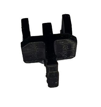 Фото Заглушка RJ45 с хвостовиком для портов RJ-45, черная для защиты от пыли