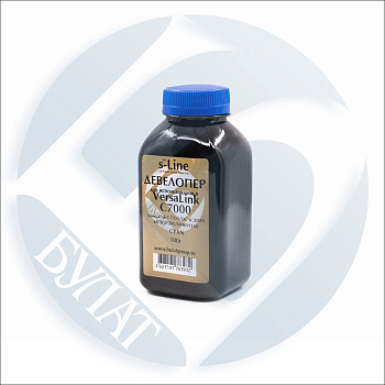 Фото Девелопер Xerox VersaLink C7000/ C7020, DC SC2020 [607K07280/ 604K91160] (бут.180г) БУЛАТ s-Line - Голубой (Cyan)