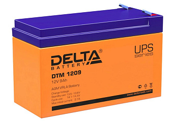 Фото Аккумулятор Delta DTM 1209 (9 А\ч, 12В) свинцово- кислотный аккумулятор