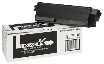 Фото Тонер-картридж Kyocera-Mita TK-590K для FS-C2026/ 2126MFPN (7 000 стр.) Черный (Black) Original