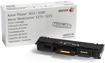 Тонер-картридж Xerox 106R02778 для Phaser 3052/ 3260/ WC 3215/ 3225 (3 000стр.) Original Фото Тонер-картридж Xerox 106R02778 для Phaser 3052/ 3260/ WC 3215/ 3225 (3 000стр.) Original