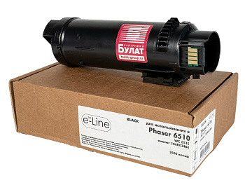 Тонер-картридж e-Line 106R03484 для  Xerox Phaser 6510, WC 6515 (2500стр.) Черный (Black)  Фото Тонер-картридж e-Line 106R03484 для  Xerox Phaser 6510, WC 6515 (2500стр.) Черный (Black)