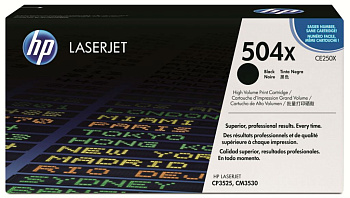 Фото Картридж (CE250X) Hewlett-Packard №504x для HP CLJ CM3530/ CP3525 Черный (Black) Original