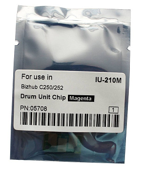 Фото Чип драм-юнита для KONICA MINOLTA Bizhub C250/C252 (CET) Magenta, (WW), 45000 стр., CET5708