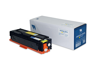 Фото Картридж NV-Print (W2212A) Hewlett-Packard № 207A для HP LJ M255/MFP M282/M283 (1250стр.) Желтый (Yellow) - с чипом