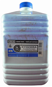 Фото Тонер для Kyocera P5021/ P5026/ M5521/ M5526 [TK-5220C/ TK-5230C/ TK-5240C] (кан.1кг) B&W Premium - Голубой (Cyan)