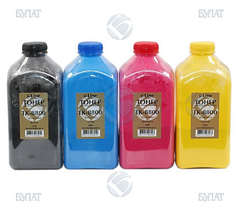 Фото Тонер Kyocera ECOSYS P8060/TASKalfa 5052ci/4052ci банка 310г (тонер+девелопер) TK-8800/8515/8525 Black БУЛАТ s-Line