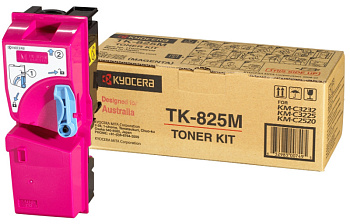 Фото Тонер-картридж Kyocera-Mita TK-825M для KM-C2520/ 3225/ 3232 (7 000стр.) Пурпурный (Magenta) Original