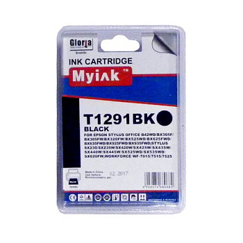 Фото Картридж MyInk T1291 для Epson St SX420/ 525/ 620/ Office BX305/ 525 Черный (Black)