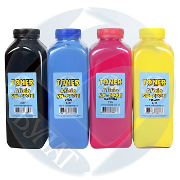 Фото Тонер для Ricoh Aficio SP C231/ 242/ 311/ 250/ 252 (бут.230г) БУЛАТ - Голубой (Cyan)