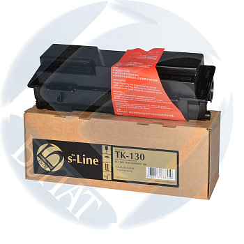 Тонер-картридж s-Line TK-130 для Kyocera FS-1300 (7200стр.) - с чипом Фото Тонер-картридж s-Line TK-130 для Kyocera FS-1300 (7200стр.) - с чипом