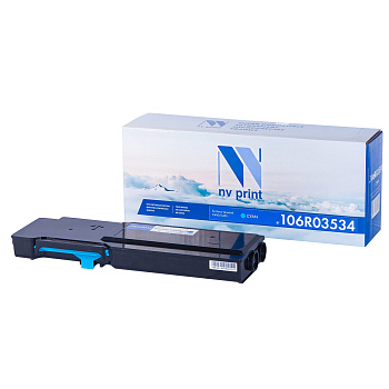 Фото Картридж NV-Print 106R03534 для Xerox VersaLink C400/ C405 (8000стр.) Голубой (Cyan)