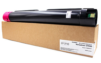 Фото Тонер-картридж e-Line 106R03767 для Xerox VersaLink C7000 (10100стр.) Пурпурный (Magenta)