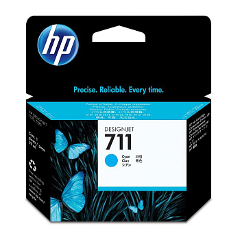 Фото Картридж HP CZ130A № 711 для DesignJet T120/ T520 Голубой (Cyan) Original