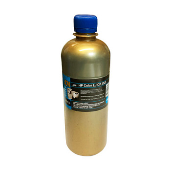 Фото Тонер для HP CLJ CP3525/ 3530/ 4025/ 4525/ M551 (бут.140г) Gold ATM - Голубой (Cyan) - химический [MKI]