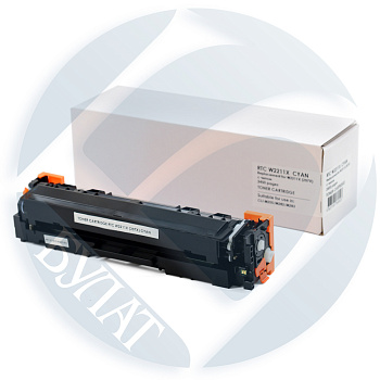 Фото Картридж 7Q W2211X (207X) для HP Color LJ M255/ M282 (2450стр.) Голубой (Cyan) до версии 20240321 включительно