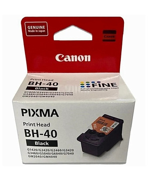 Фото Печатающая головка QY6-8028/BH-40/3421C001 для Canon Pixma G5040/G6040/G7040/GM2040/GM4040 (Oригинал) Черная (Black)