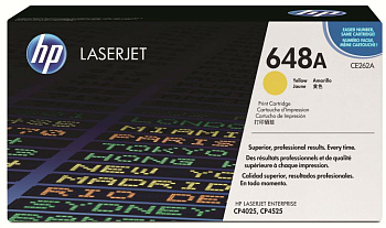 Фото Картридж (CE262A) Hewlett-Packard №648A для HP CLJ CP4025/ CP4525 (11 000стр.) Желтый (Yellow) Original