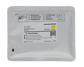 Фото Девелопер IU-214Y для KONICA MINOLTA Bizhub C227/C287 (CET) Yellow, 170г, 90000 стр., CET171040