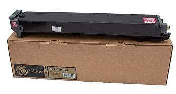 Фото Тонер-картридж s-Line BPGT20BA для Sharp BP-10C20EU (18000стр.) Черный (Black)