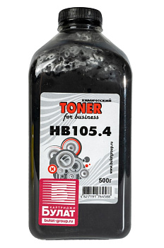 Фото Тонер HB105.4 для HP CLJ CP1025/ CP1215/ CP1515/ CP1525/ CM1415/ 2025/ 1500/ 5550 (бут.500г) БУЛАТ - Черный (Black) - химический