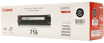 Фото Картридж Canon 716BK для LBP-5050/ LBP-5050N Черный (Black) Original