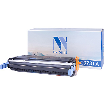 Фото Картридж NV-Print C9731A для HP CLJ 5500/ 5550 (12000стр.) Голубой (Cyan) 