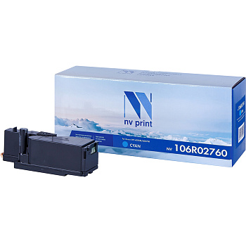 Фото Картридж NV-Print 106R02760 для Xerox Phaser 6020/ 6022, WorkCentre 6025/ 6027 (1000стр.) Голубой (Cyan)