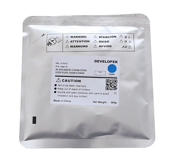 Фото Девелопер для CANON iR ADVANCE C3320/3325i/3330/3525i/3530i (CET) Cyan, 200г, 240000 стр., CET171012