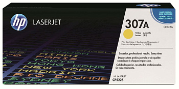Фото Картридж (CE742A) Hewlett-Packard №307A для HP CLJ CP5225 Желтый (Yellow) Original