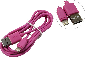 Фото Кабель Smartbuy USB - Lightning 8-pin для Apple, цветные, длина 1.2 м, фиолетовый [iK-512c violet]