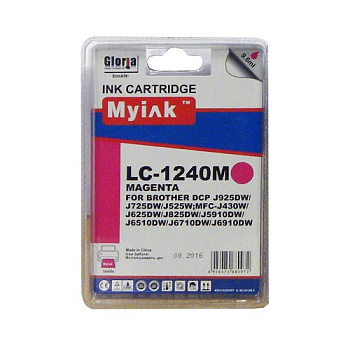 Фото Картридж MyInk LC1240M для Brother MFC-J6510/ 6710/ 6910 Пурпурный (Magenta)