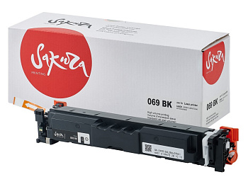 Фото Картридж SAKURA 069BK для Canon I-Sensys MF752Cdw, MF754Cdw, LBP673Cdw Черный (Black) SA069BK