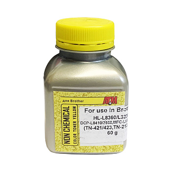 Фото Тонер для BROTHER HL-L8360/L3230, DCP-L8410/L3550, MFC-L8690/L3770 (TN-421/423, TN-213/217) (фл,60,желтый,NonChem) Silver ATM
