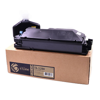 Фото Тонер-картридж s-Line TK-5280K для Kyocera ECOSYS P6235 (13000стр.) Черный (Black)