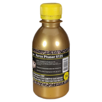 Фото Тонер для Xerox Phaser 6125/ 6130/ 6500, Epson AcuLaser C1100 (фл.30г) Gold ATM - Желтый (Yellow)