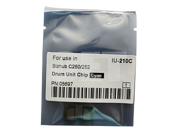 Фото Чип драм-юнита для KONICA MINOLTA Bizhub C250/C252 (CET) Cyan, (WW), 45000 стр., CET5697