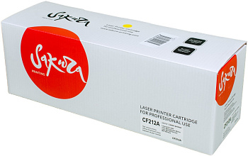 Картридж SAKURA CF212A для HP LJ Pro 200 M251/ M276 (1 800стр.) Желтый (Yellow) Фото Картридж SAKURA CF212A для HP LJ Pro 200 M251/ M276 (1 800стр.) Желтый (Yellow)