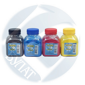 Фото Тонер для HP CLJ M252 [CF400X] (бут.70г) БУЛАТ - Черный (Black) - химический