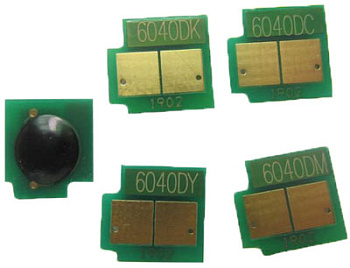 Фото Чип HP CB386A для CLJ CP6015/ 6015n/ 6015dn/ 6015x/ CM6030/ CM6040 (35K) Желтый (Yellow) - для драм-картриджа (drum)