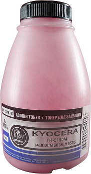 Фото Тонер для Kyocera P6035/ M6035/ M6535 [TK-5150M] (фл.140г) B&W Premium - Пурпурный (Magenta)