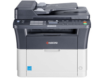 Фото МФУ Kyocera FS-1025MFP 1102M63RUV/1102M63RU0 {МФУ до 25 стр A4 в мин} 25 ppm,1200dpi,64Mb,USB,Network,цв.сканер, дуплекс,автопод.,пуск. компл) 