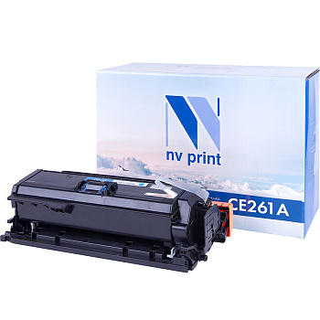 Фото Картридж NV-Print CE261A для HP CLJ CP4025/ CP4525 (11000стр.) Голубой (Cyan)