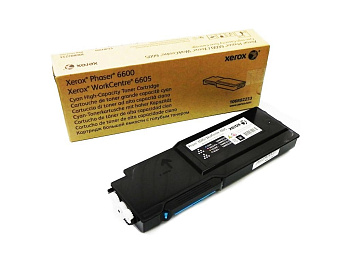 Тонер-картридж Xerox 106R02233 для Phaser 6600/ WC 6605 Голубой (Cyan) Фото Тонер-картридж Xerox 106R02233 для Phaser 6600/ WC 6605 Голубой (Cyan)