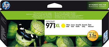 Фото Картридж HP CN628AE № 971XL для Officejet Pro X451dw/ X551dw/ X476dw/ X576dw Желтый (Yellow) Original