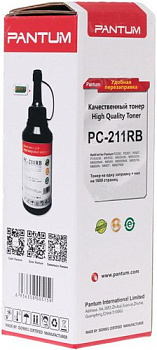 Фото Заправочный комплект PC-211PRB для заправки Pantum P2200/ P2207/ P2507/ P2500W/ M6500/ M6550/ M6607 (тонер + чип), 1,6K